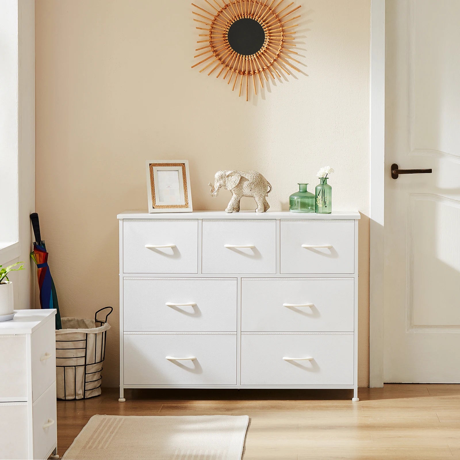 Modern Fabric Storage Dresser - 5, 7, or 10 Drawer Bedroom Closet Organizer - 13
