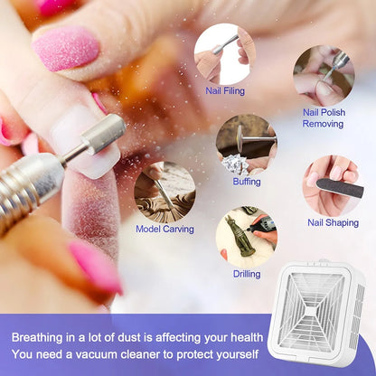 Brushless Nail Dust Collector & Extractor