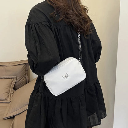 Luxury Quilted Nylon Crossbody Bag