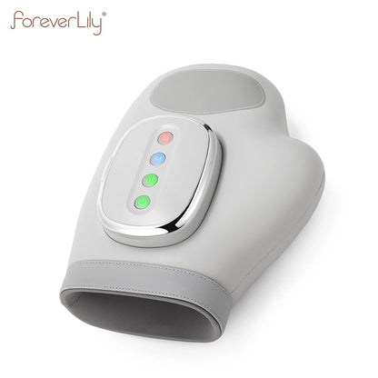 Electric Hand Massager with Heat & Air Compression - Cordless Finger Relief