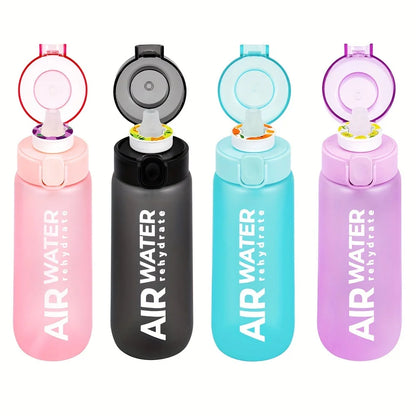 Aroma Water Bottle with 7 Fruit Pods – 750ml Scented Fitness Water Cup