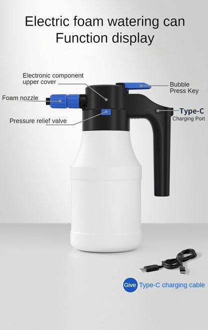 1.5L Cordless Electric Car Wash Foam Sprayer