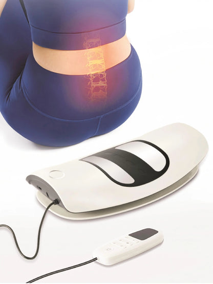 Electric Lumbar Traction Device with Dynamic Airbag Back Stretcher & Massager