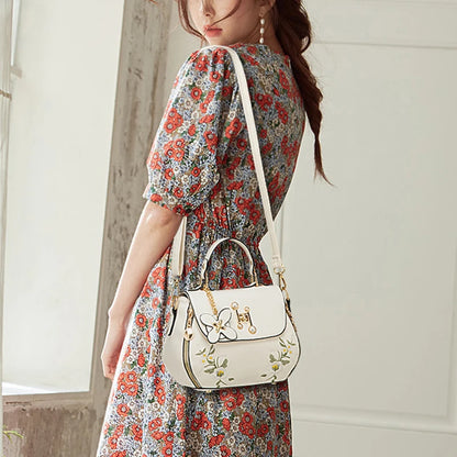 Luxury Embroidered Bucket Bag