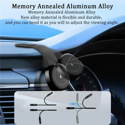 Magnetic Wireless Car Charger for iPhone 16 15 14 13 12 - 15W Fast Mount