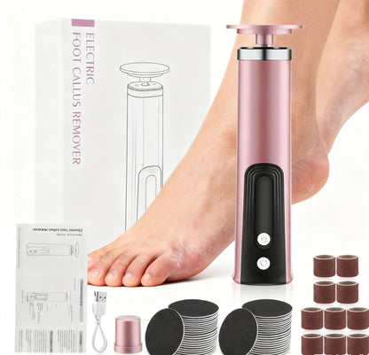 2-in-1 Electric Foot Callus Remover & Rechargeable Nail File