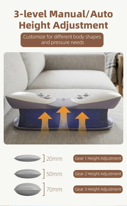 Electric Lumbar Traction & Massage Device for Lower Back Pain Relief