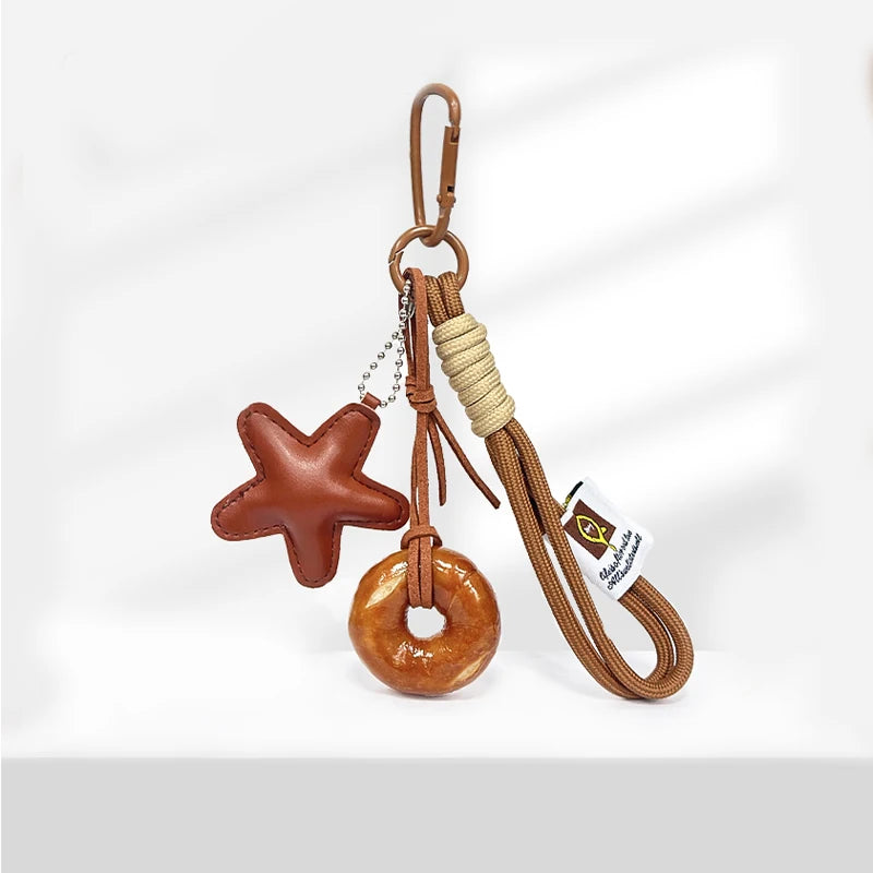 Luxury Baseball Letter Bag Charm