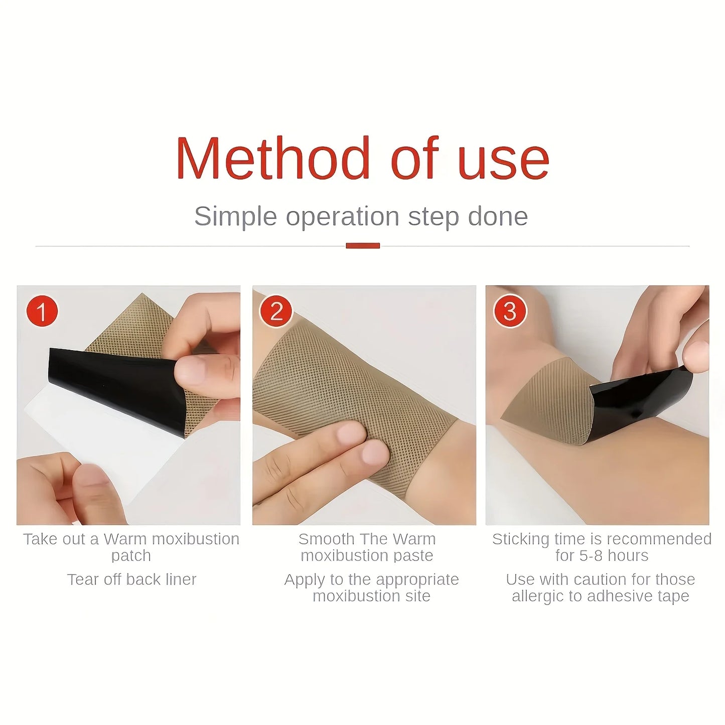 Self-Heating Pain Relief Patches for Neck, Back, Shoulders & Knees