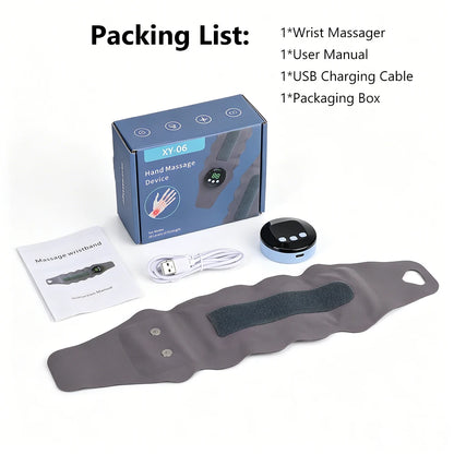 Microcurrent Wrist Massager – Electric Hand & Wrist Support for Pain Relief