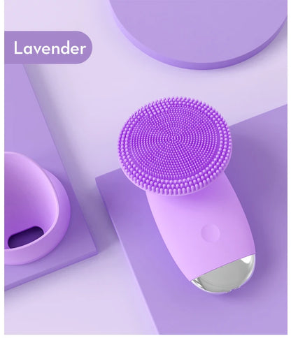 Sonic Electric Silicone Facial Cleansing Brush – Waterproof Skin Exfoliator