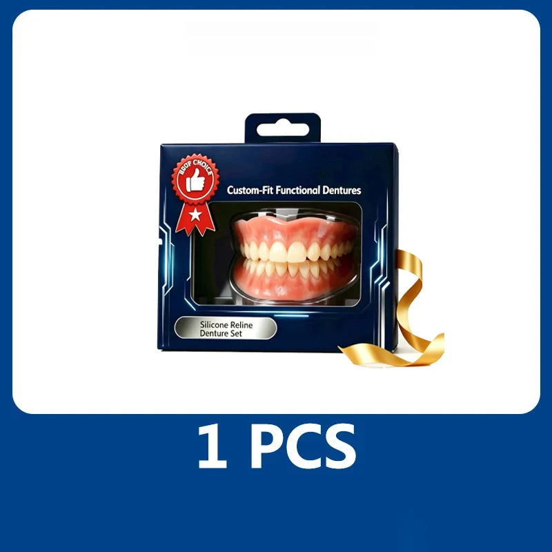 Custom-Fit Silicone Cosmetic Teeth Veneers for Confident Smile - 13