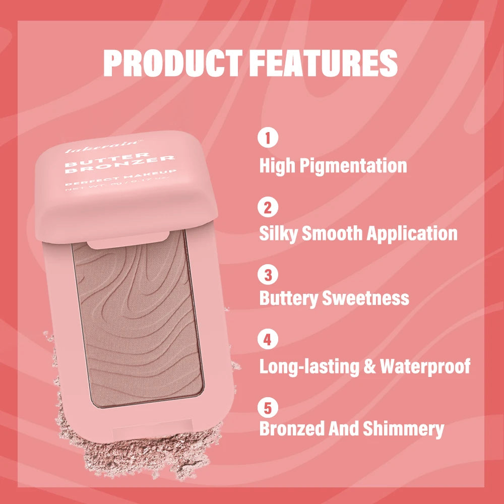 Waterproof Matte Butter Bronzer & Face Contour Powder