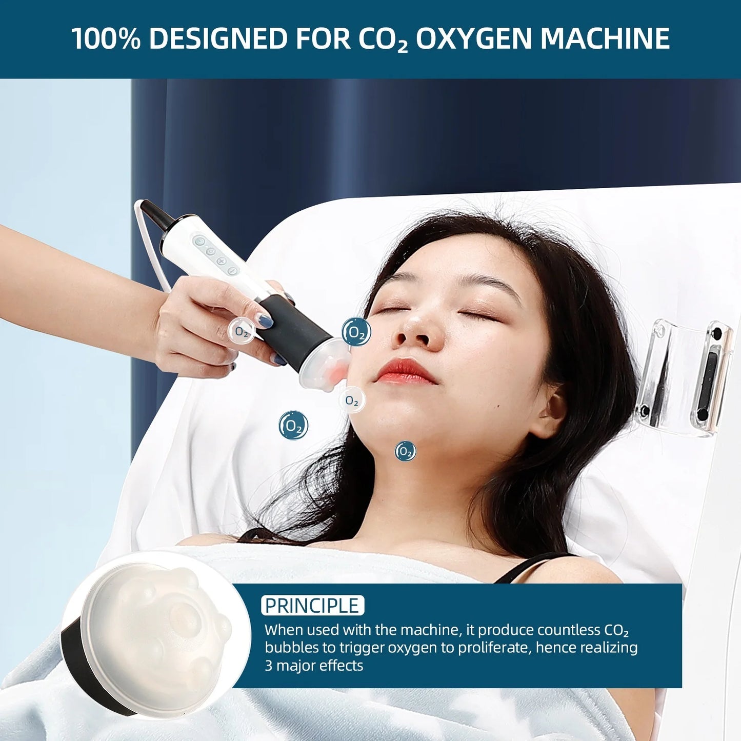CO2 Oxygen Glam Pods for Bubble Facial Machine
