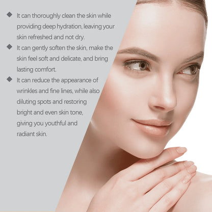 Vitamin C Brightening Facial Cleanser with Built-in Exfoliating Brush