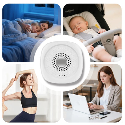 Portable White Noise Sound Machine - Sleep Aid for Babies and Adults