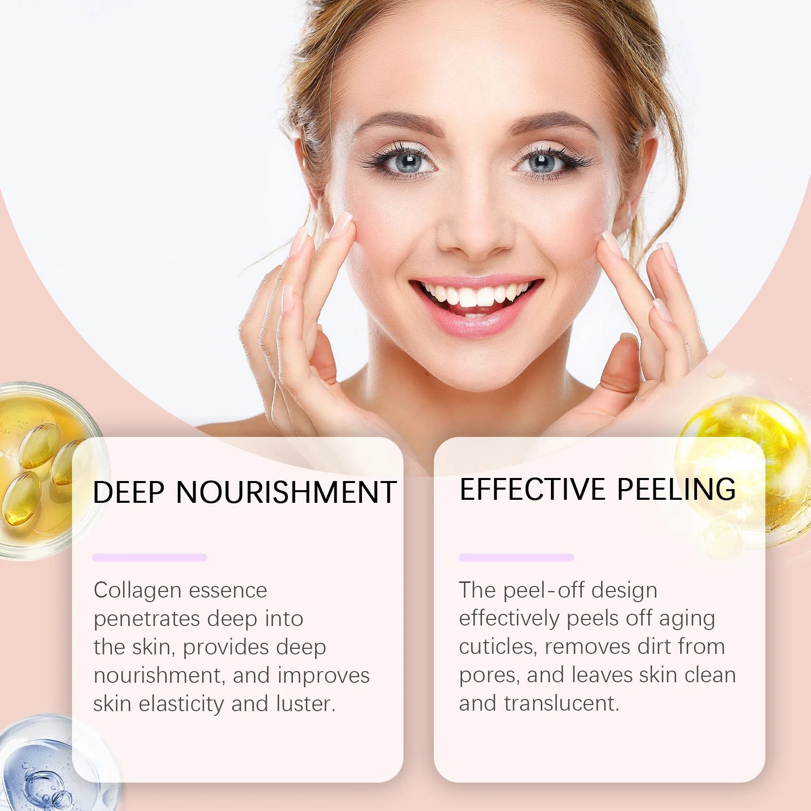 Collagen Night Wrapping Mask - Deep Firming & Moisturizing Peel-Off Face Treatment - 8