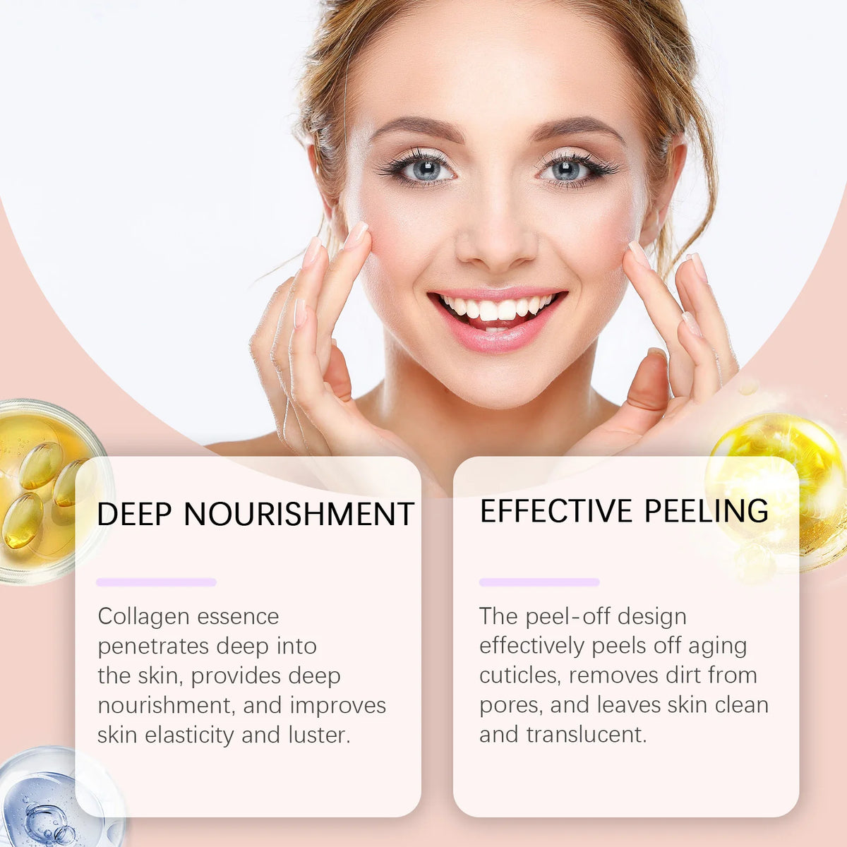 Collagen Night Wrapping Mask - Deep Firming & Moisturizing Peel-Off Face Treatment