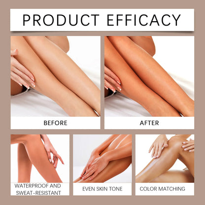 Waterproof Leg Foundation & Body Concealer - Flawless Coverage Cream