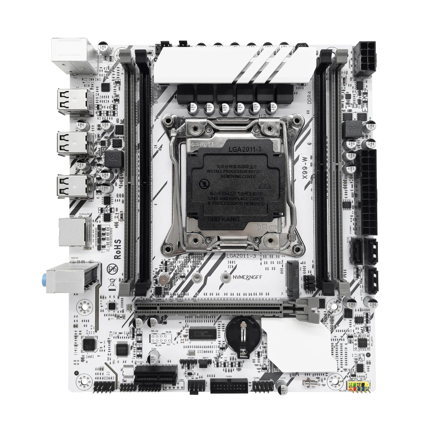 X99-W Motherboard Set: Xeon E5 2650 V4 CPU & DDR4 RAM Support Kit