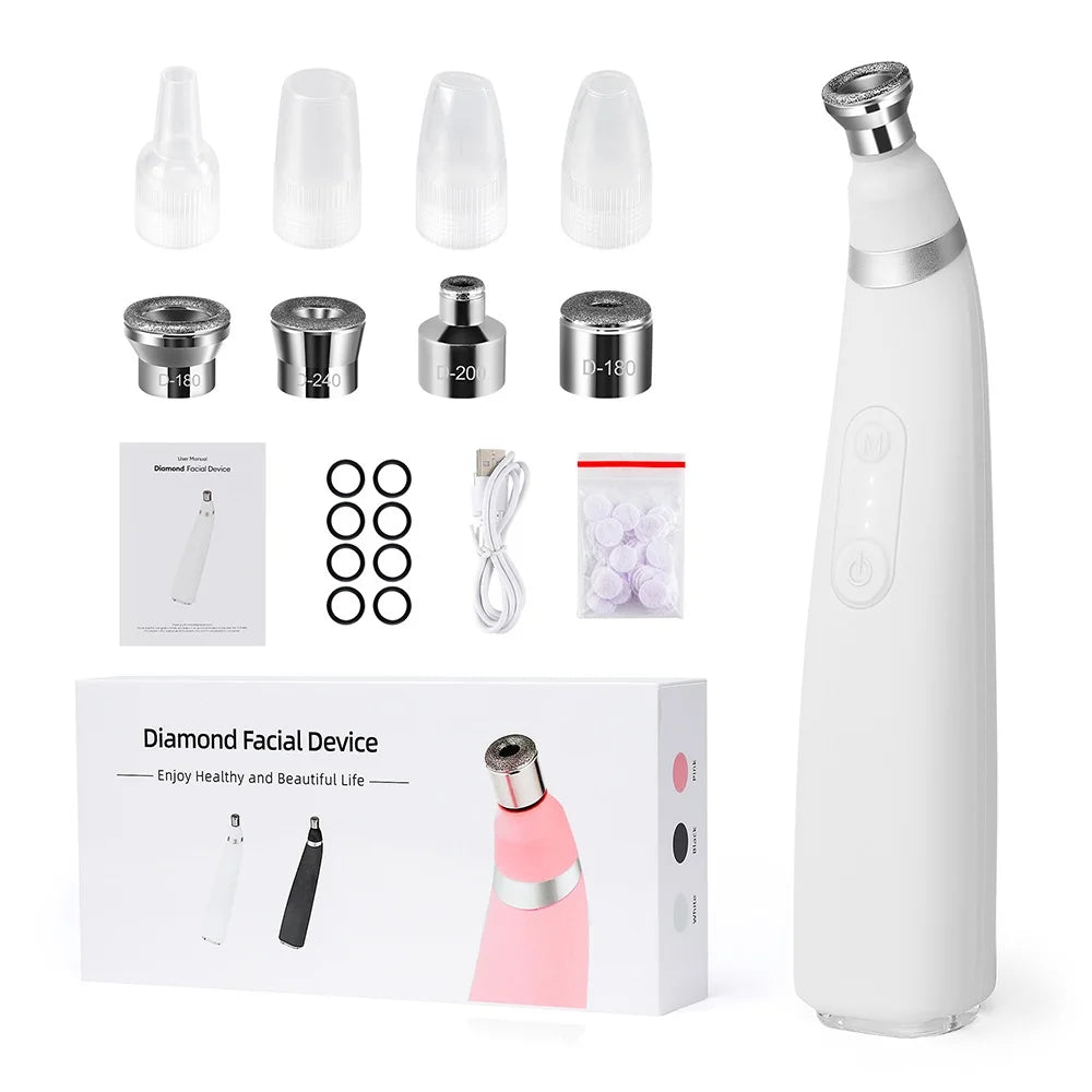 2-in-1 Microdermabrasion Facial Device & Blackhead Vacuum - 37