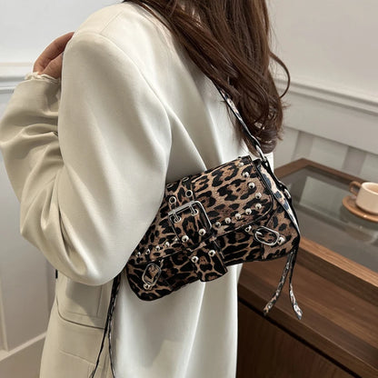 Luxury Trendy Rivet Shoulder Bag