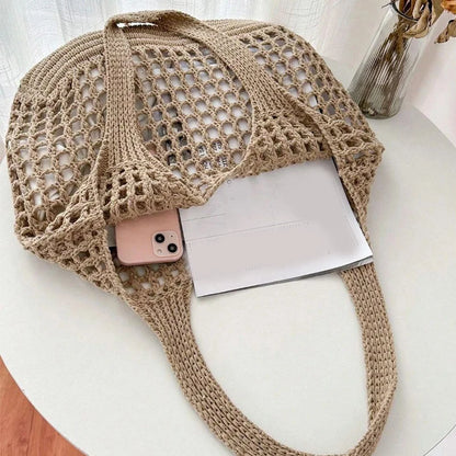 Luxury Crochet Hollow Beach Tote