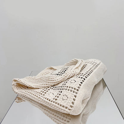 Luxury Hollow Crochet Tote