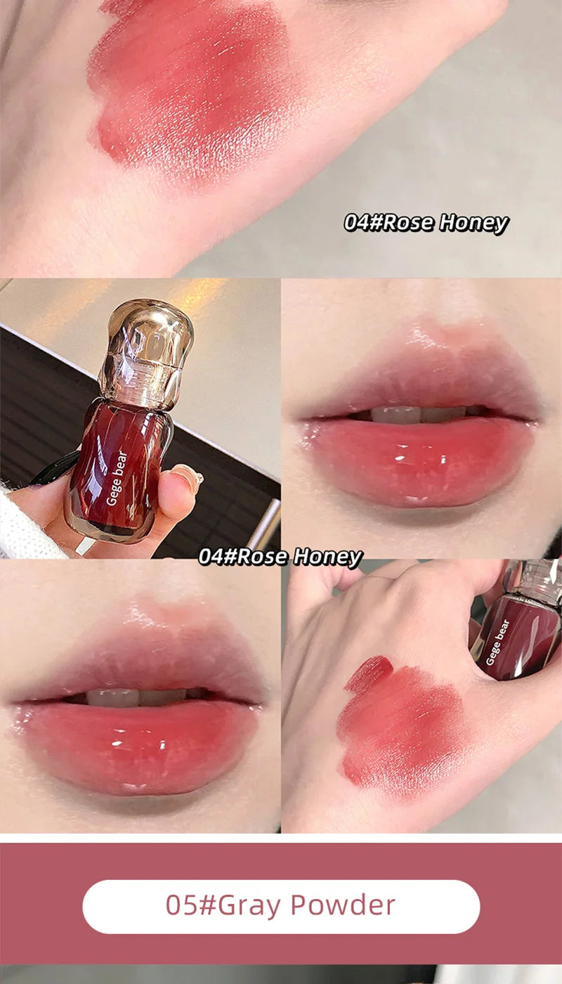 Crystal Gloss Hydrating Lip Tint - Long-Lasting Mirror Finish Plumper - 16