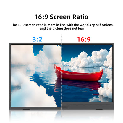 13-Inch 4K Portable Monitor - Ultra HD HDR Travel Display for Gaming & Work