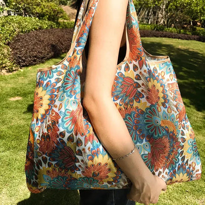 Floral Shopping Tote