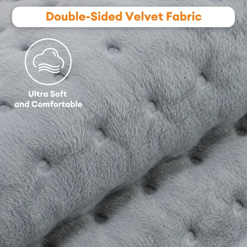 Electric Heating Pad for Back and Neck Pain Relief with 9 Temperature Settings - 3