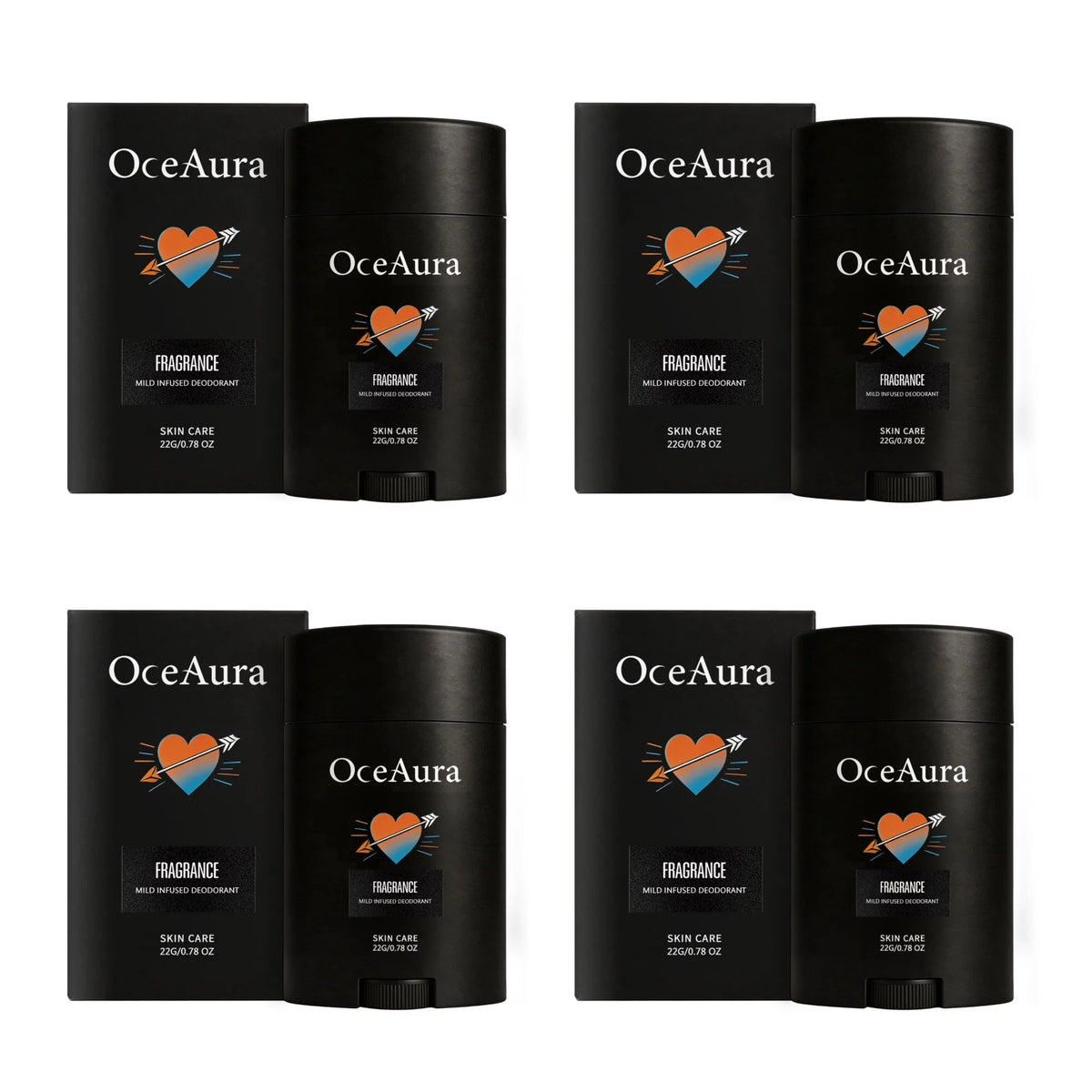 Men's Long-Lasting Solid Deodorant Stick - Odor Control & Skin-Friendly Formula