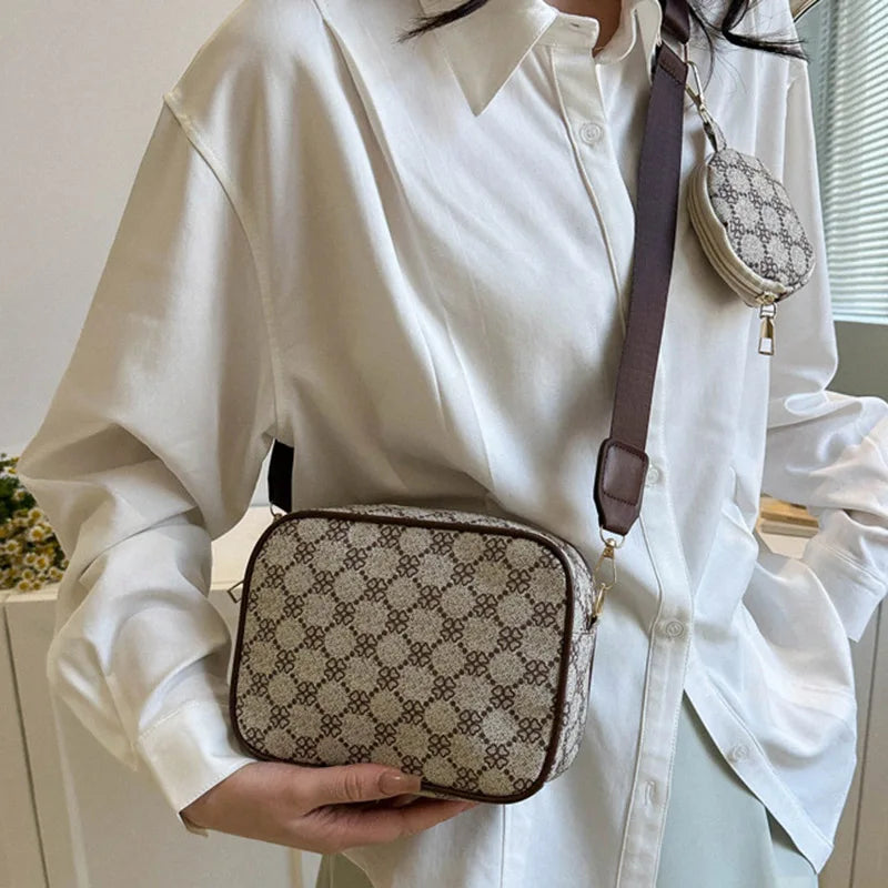 Trendy Plaid Crossbody