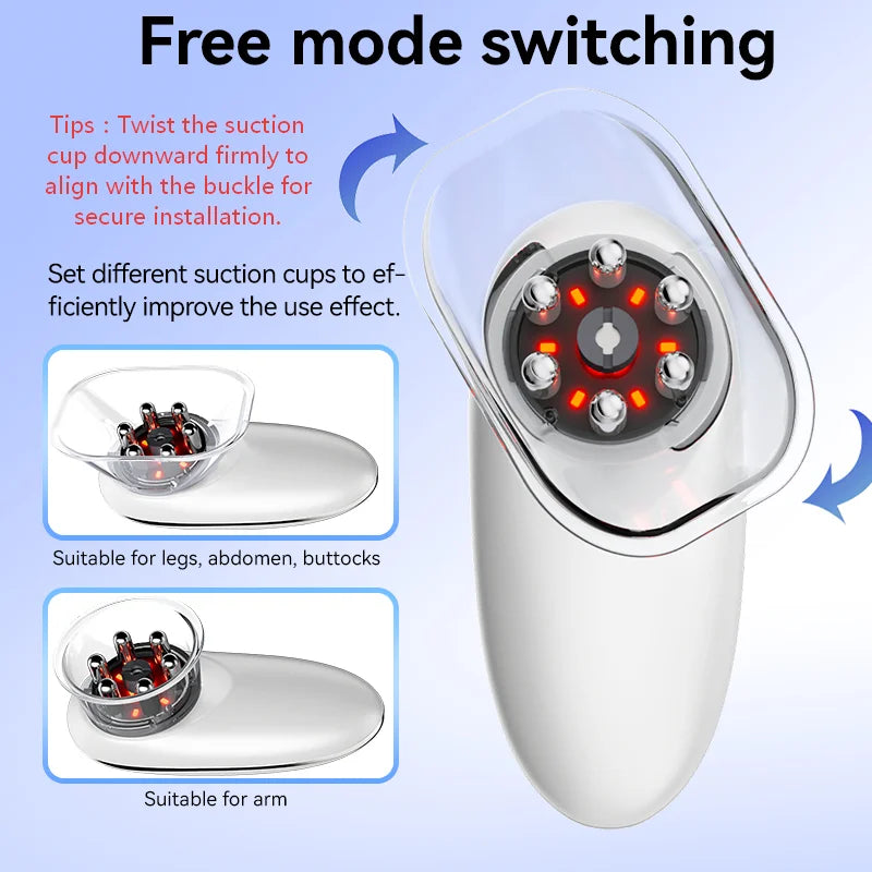 Electric Body Sculpting & Anti-Cellulite Massager with Red Light Therapy