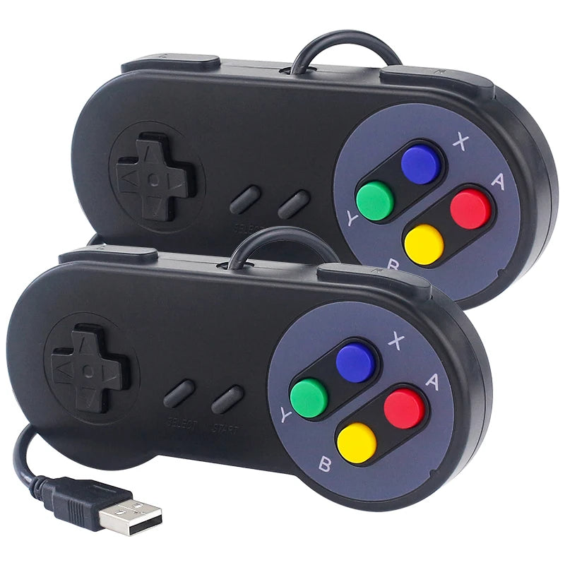 Retro USB Wired Game Controller for PC, Laptop & Raspberry Pi Gaming - 11