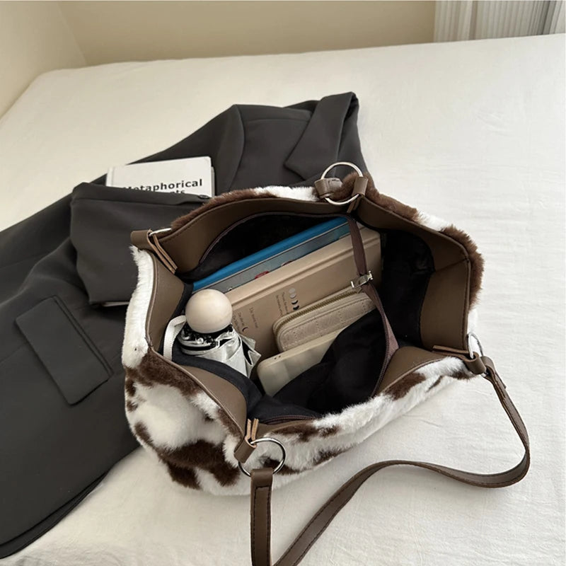 Luxury Plush Korean Shoulder Bag