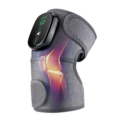 3-in-1 Heated Knee Massager with Vibration & Cordless Heating Therapy