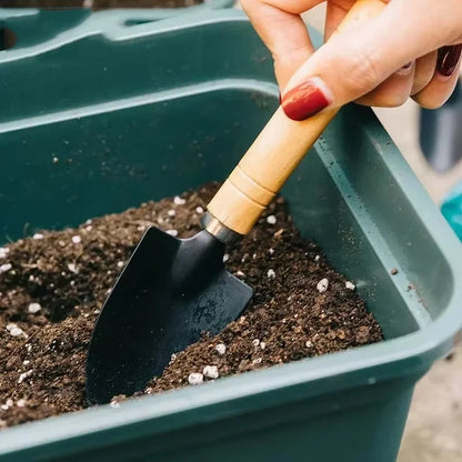 3-Piece Mini Garden Tool Set for Indoor Plants - Small Trowel, Shovel & Rake for Succulents