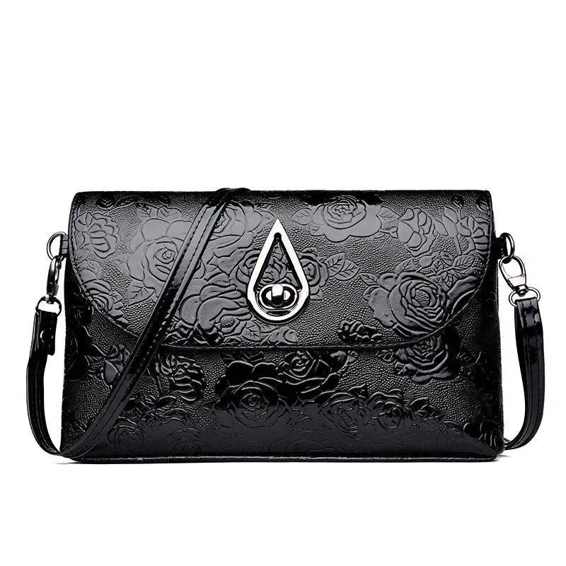 Luxury Floral Embossed Clutch