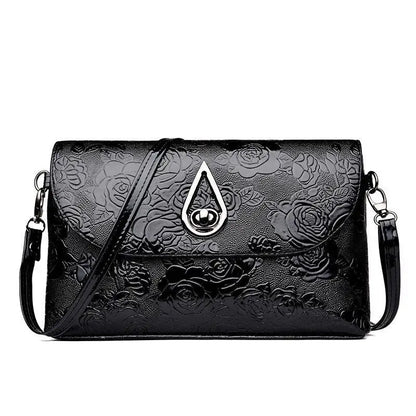 Luxury Floral Embossed Clutch