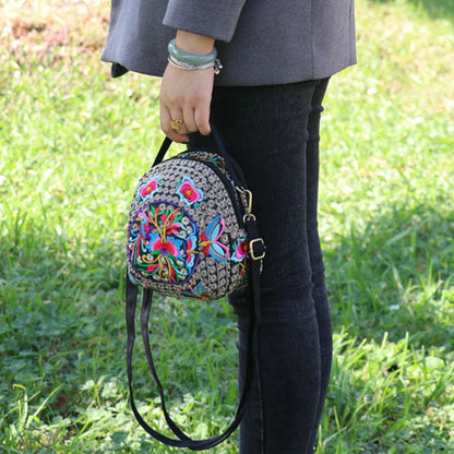 Luxury Bohemian Floral Backpack