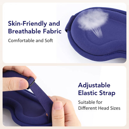 Electric Heated Eye Mask with Vibration Massage for Dry Eyes & Strain Relief