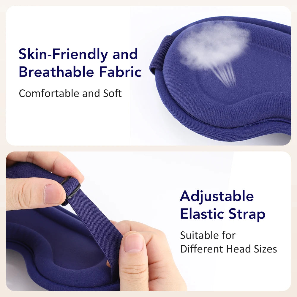 Electric Heated Eye Massager Mask with Vibration & Heat Therapy for Eye Relief - 13
