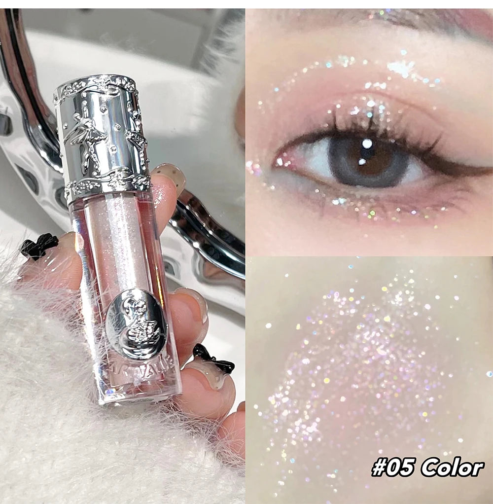 Liquid Shimmer Eyeshadow - Long-Lasting Waterproof Glitter Makeup - 27