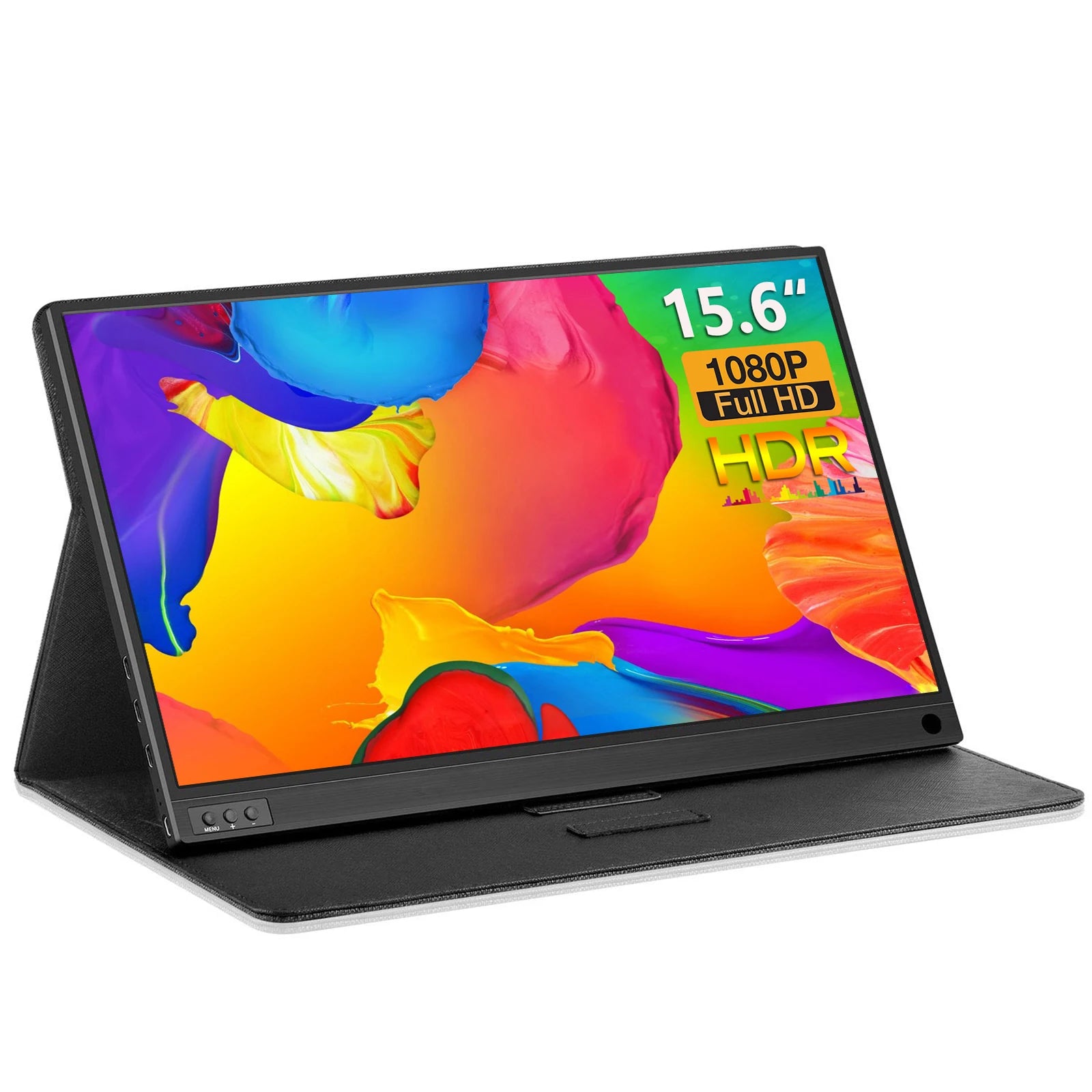 15.6" Portable Monitor 1080P IPS Full HD Laptop & Phone Second Screen - 1