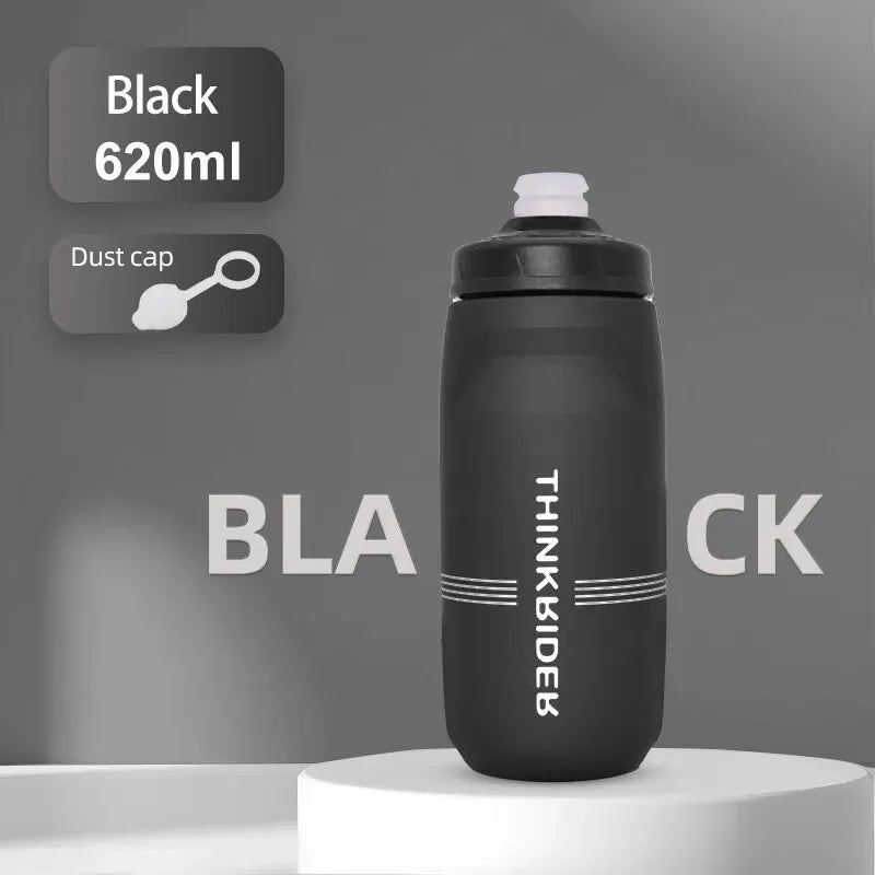 ThinkRider Sports Water Bottle - Leak-Proof Squeeze Bottle for Cycling & MTB - 43