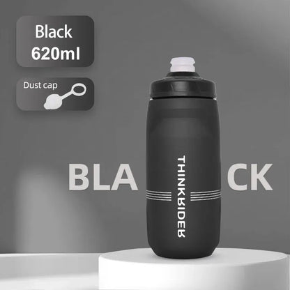 ThinkRider Sports Water Bottle - Leak-Proof Squeeze Bottle for Cycling & MTB