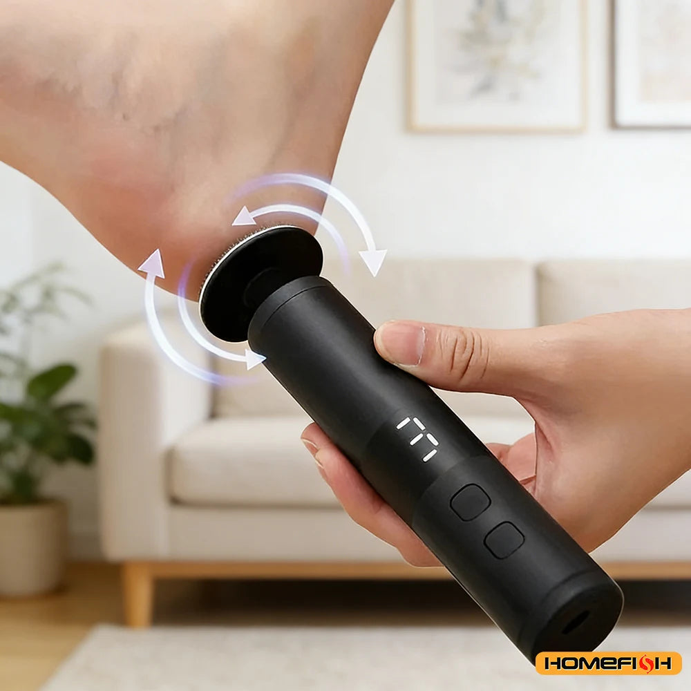 Electric Callus Remover - 3 Speed LCD Rechargeable Foot File