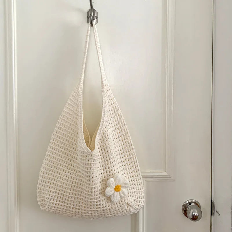 Luxury Bohemian Crochet Tote
